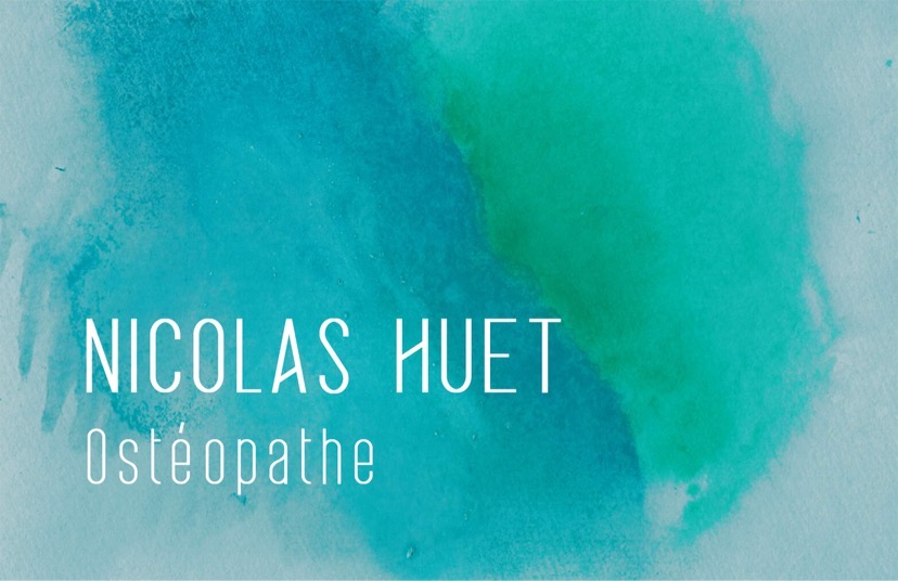 Carte de visite : Nicolas Huet, Ostéopathe